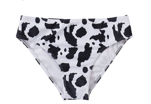 Girls' Bikini Set — Cow Print